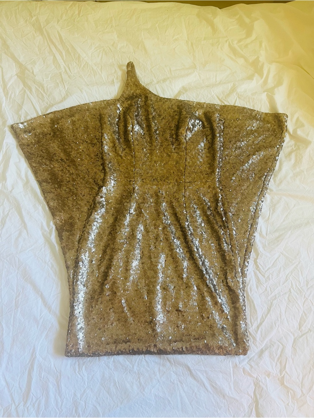 Dress the Population Sequin One-Shoulder sequin dress.